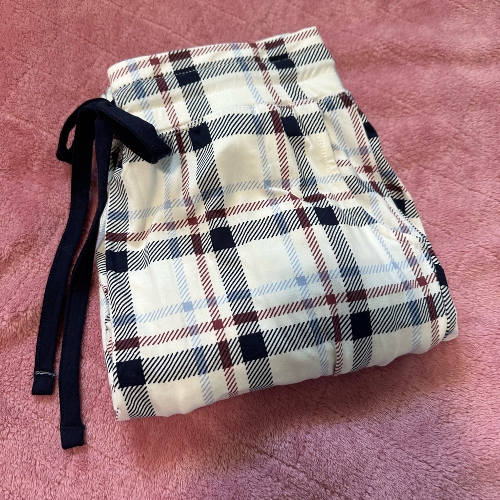 Soft plaid pj pants